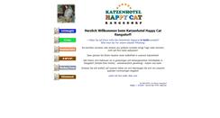 Desktop Screenshot of katzenhotel-happycat.de